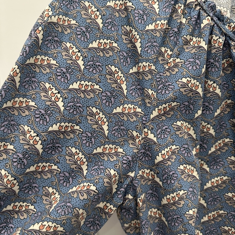 Stylish Blue Patterned Mini Dress - image 5